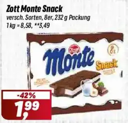 Simmel Zott Monte Snack Angebot