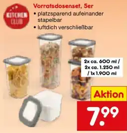 Netto Marken-Discount Vorratsdosenset, 5er Angebot