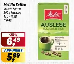 Simmel Melitta Kaffee Angebot