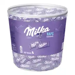 Netto Marken-Discount Milka Naps Mini- Schokoladentafeln Alpenmilch 1 kg Angebot