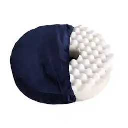 Netto Marken-Discount Vital Comfort orthopädisches Ring-Sitzkissen mit Fleece Bezug, blau Angebot