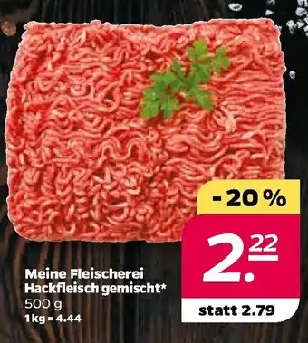 NETTO Meine Fleischerei Hackfleisch gemischt 500g Angebot