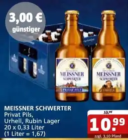 Getränke Quelle MEISSNER SCHWERTER Privat Pils Angebot