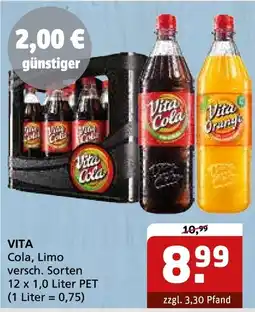 Getränke Quelle Vita Cola, Vita Orange Angebot