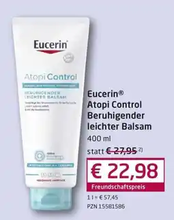 Guten Tag Apotheke Eucerin Atopi Control Beruhigender leichter Balsam Angebot