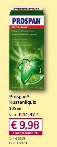Guten Tag Apotheke Prospan Hustenliquid Angebot
