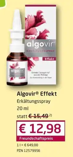 Guten Tag Apotheke Algovir® Effekt Erkältungsspray Angebot