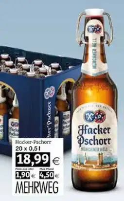 Getränke Quelle Hacker-Pschorr Münchner Hell Angebot