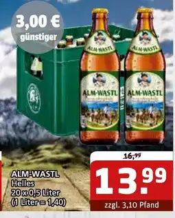Getränke Quelle ALM-WASTL Helles Angebot