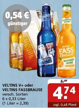 Getränke Quelle VELTINS V+ oder VELTINS FASSBRAUSE Angebot