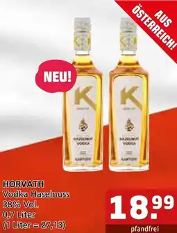 Getränke Quelle HORVATH Vodka Haselnuss Angebot