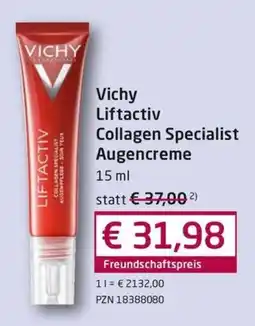 Guten Tag Apotheke Vichy Liftactiv Collagen Specialist Augencreme Angebot