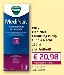 Guten Tag Apotheke Wick MediNait Erkältungssirup für die Nacht Angebot