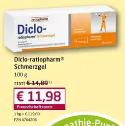 Guten Tag Apotheke Diclo-ratiopharm® Schmerzgel Angebot