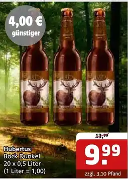 Getränke Quelle Hubertus Bock Dunkel Angebot