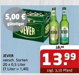 Getränke Quelle JEVER Angebot
