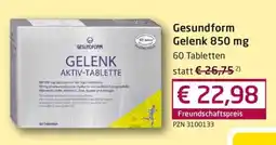 Guten Tag Apotheke Gesundform Gelenk 850 mg Angebot