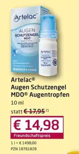 Guten Tag Apotheke Artelac Augen Schutzengel MDO Augentropfen Angebot