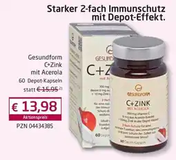 Guten Tag Apotheke Gesundform C+Zink mit Acerola Angebot