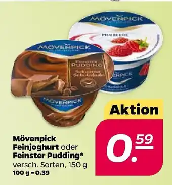 NETTO Mövenpick Feinjoghurt oder Feinster Pudding 150g Angebot