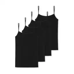 Netto Marken-Discount Schiesser Damen Spaghettitop 95-5 Serie 4er Pack Angebot