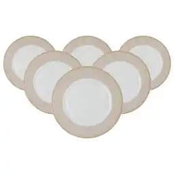 Netto Marken-Discount Ritzenhoff & Breker Speiseteller Geo ø 27 cm 6er Set Angebot
