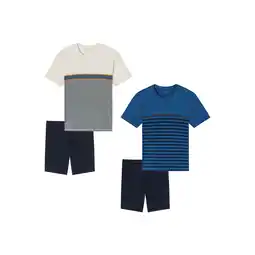 Netto Marken-Discount uncover by SCHIESSER Herren Schlafanzug Nightwear - kurz 2er Pack Angebot