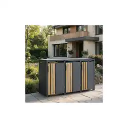 Netto Marken-Discount Mülltonnenbox KANTO - 3x 240L Angebot