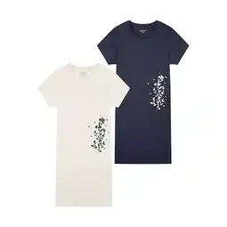 Netto Marken-Discount uncover by SCHIESSER Damen Nachthemd Nightwear - kurzarm 2er Pack Angebot