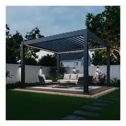 Netto Marken-Discount Weide Prestige Pavillon Terrassenüberdachung Alu Led 3,6X4 M Angebot