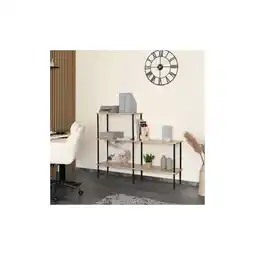 Netto Marken-Discount HOME DELUXE Regal INDU Light Oak - 140 x 110 cm Angebot