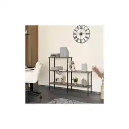Netto Marken-Discount HOME DELUXE Regal INDU Dark Oak -140 x110 cm Angebot