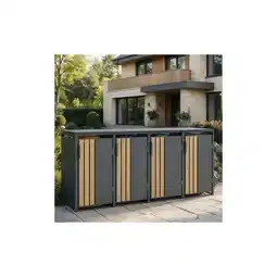 Netto Marken-Discount Mülltonnenbox KANTO - 4x 240L Angebot