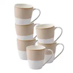 Netto Marken-Discount Ritzenhoff & Breker Henkelbecher Geo 350 ml 6er Set Angebot