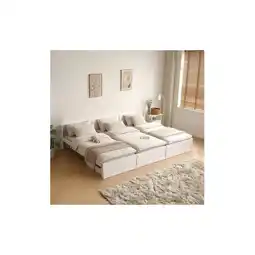 Netto Marken-Discount HOME DELUXE Familienbett DILAR Weiß – 270 x 200 cm Angebot