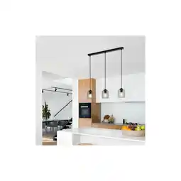Netto Marken-Discount HOME DELUXE Hängeleuchte aus Glas SELINA - Rauchgrau Angebot