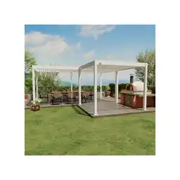 Netto Marken-Discount Weide Deluxe Mit Classic Pergola 6 X 6 M Weiß Lamellendach Angebot