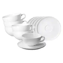Netto Marken-Discount Ritzenhoff & Breker Teetassen mit Untertassen Skagen 180 ml 6er Set Angebot