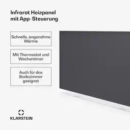 Netto Marken-Discount Wonderwall Smart Infrarotheizung 60x120cm App 770W Wochentimer IP24 Dunkelgrau 770 Watt Angebot