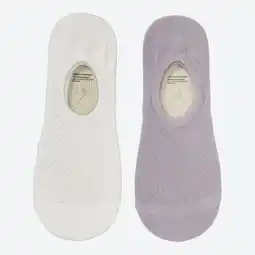 NKD Damen-Füßlinge mit hohem Baumwollanteil, 2er-Pack Angebot