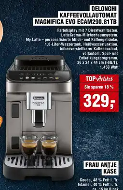 Handelshof DELONGHI KAFFEEVOLLAUTOMAT MAGNIFICA EVO ECAM290.81TB Angebot