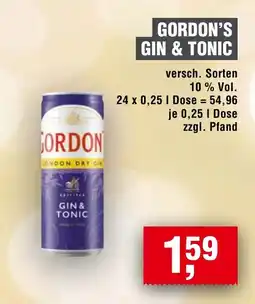 Handelshof GORDON'S GIN & TONIC Angebot
