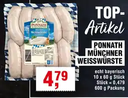 Handelshof Ponnath Münchner Weisswürste Angebot