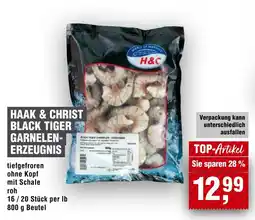Handelshof HAAK & CHRIST BLACK TIGER GARNELLEN-ERZEUGNIS Angebot
