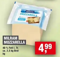 Handelshof MILRAM MOZZARELLA Angebot