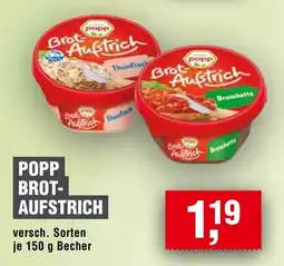 Handelshof POPP BROT-AUFSTRICH Angebot