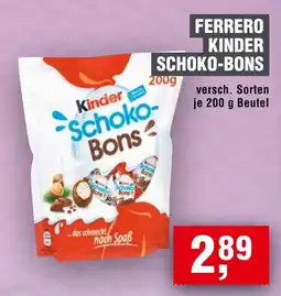 Handelshof Ferrero Kinder Schoko-Bons Angebot