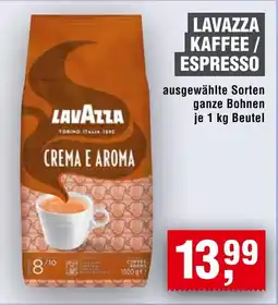 Handelshof LAVAZZA KAFFEE / ESPRESSO Angebot