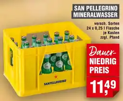 Handelshof San Pellegrino Mineralwasser Angebot