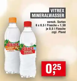 Handelshof Vitrex Mineralwasser Angebot